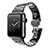 Acero Inoxidable Correa De Reloj Pulsera Eslabones para Apple iWatch 42mm Negro