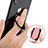 Anillo de dedo Soporte Universal Sostenedor De Telefono Movil R07 Rosa