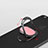 Anillo de dedo Soporte Universal Sostenedor De Telefono Movil R07 Rosa