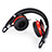 Auricular Cascos Auriculares Estereo H60 Rojo