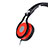 Auricular Cascos Auriculares Estereo H60 Rojo