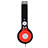 Auricular Cascos Auriculares Estereo H60 Rojo