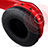 Auricular Cascos Estereo Bluetooth Auriculares Inalambricos H72 Rojo
