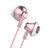 Auriculares Auricular Estereo H05 Rosa