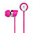 Auriculares Estereo Auricular H16 Rosa Roja
