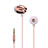 Auriculares Estereo Auricular H26 Oro Rosa
