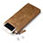 Bolso Cartera Protectora de Cuero Universal K04 Marron