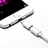 Cable Adaptador Android Micro USB a Lightning USB H01 para Apple iPad 10.2 (2020) Blanco