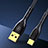 Cable Type-C Android Universal 3A H02 Negro