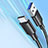 Cable Type-C Android Universal H01 Gris Oscuro