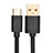Cable Type-C Android Universal T01 Negro