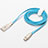 Cable Type-C Android Universal T03 Azul Cielo