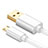 Cable USB 2.0 Android Universal A01 Blanco