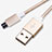 Cable USB 2.0 Android Universal A02 Oro