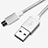 Cable USB 2.0 Android Universal A02 Plata