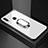 Carcasa Bumper Funda Silicona Espejo con Magnetico Anillo de dedo Soporte para Huawei Honor 8X