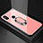 Carcasa Bumper Funda Silicona Espejo con Magnetico Anillo de dedo Soporte para Xiaomi Mi 8