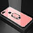 Carcasa Bumper Funda Silicona Espejo con Magnetico Anillo de dedo Soporte para Xiaomi Mi 8 Lite