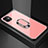 Carcasa Bumper Funda Silicona Espejo con Magnetico Anillo de dedo Soporte T01 para Apple iPhone 11