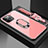 Carcasa Bumper Funda Silicona Espejo con Magnetico Anillo de dedo Soporte T01 para Apple iPhone 11 Pro