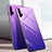 Carcasa Bumper Funda Silicona Espejo Gradiente Arco iris H01 para Huawei Honor 20 Pro
