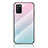 Carcasa Bumper Funda Silicona Espejo Gradiente Arco iris LS1 para Samsung Galaxy A02s