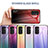 Carcasa Bumper Funda Silicona Espejo Gradiente Arco iris LS1 para Samsung Galaxy F13 4G