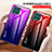 Carcasa Bumper Funda Silicona Espejo Gradiente Arco iris LS1 para Samsung Galaxy F62 5G