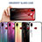 Carcasa Bumper Funda Silicona Espejo Gradiente Arco iris LS1 para Samsung Galaxy M01s