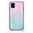 Carcasa Bumper Funda Silicona Espejo Gradiente Arco iris LS1 para Samsung Galaxy M04