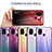 Carcasa Bumper Funda Silicona Espejo Gradiente Arco iris LS1 para Samsung Galaxy M21s