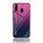 Carcasa Bumper Funda Silicona Espejo Gradiente Arco iris LS1 para Samsung Galaxy M30