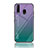 Carcasa Bumper Funda Silicona Espejo Gradiente Arco iris LS1 para Samsung Galaxy M30