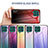 Carcasa Bumper Funda Silicona Espejo Gradiente Arco iris LS1 para Samsung Galaxy M62 4G