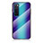 Carcasa Bumper Funda Silicona Espejo Gradiente Arco iris LS2 para Huawei Nova 7 5G