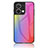 Carcasa Bumper Funda Silicona Espejo Gradiente Arco iris LS2 para Oppo Reno9 Pro 5G