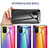 Carcasa Bumper Funda Silicona Espejo Gradiente Arco iris LS2 para Samsung Galaxy A02s