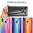 Carcasa Bumper Funda Silicona Espejo Gradiente Arco iris LS2 para Samsung Galaxy A30