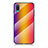 Carcasa Bumper Funda Silicona Espejo Gradiente Arco iris LS2 para Samsung Galaxy M02