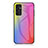 Carcasa Bumper Funda Silicona Espejo Gradiente Arco iris LS2 para Samsung Galaxy M13 4G