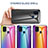 Carcasa Bumper Funda Silicona Espejo Gradiente Arco iris LS2 para Samsung Galaxy M21s