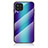 Carcasa Bumper Funda Silicona Espejo Gradiente Arco iris LS2 para Samsung Galaxy M32 4G