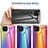 Carcasa Bumper Funda Silicona Espejo Gradiente Arco iris LS2 para Samsung Galaxy M32 4G