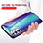 Carcasa Bumper Funda Silicona Espejo Gradiente Arco iris LS2 para Samsung Galaxy M32 5G