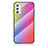 Carcasa Bumper Funda Silicona Espejo Gradiente Arco iris LS2 para Samsung Galaxy M52 5G
