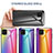 Carcasa Bumper Funda Silicona Espejo Gradiente Arco iris LS2 para Samsung Galaxy Note 10 Lite