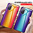 Carcasa Bumper Funda Silicona Espejo Gradiente Arco iris LS2 para Samsung Galaxy S20 FE 5G