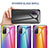 Carcasa Bumper Funda Silicona Espejo Gradiente Arco iris LS2 para Samsung Galaxy S20 Lite 5G