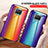 Carcasa Bumper Funda Silicona Espejo Gradiente Arco iris LS2 para Xiaomi Mi 10T Lite 5G