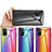 Carcasa Bumper Funda Silicona Espejo Gradiente Arco iris LS2 para Xiaomi Redmi Note 10 5G